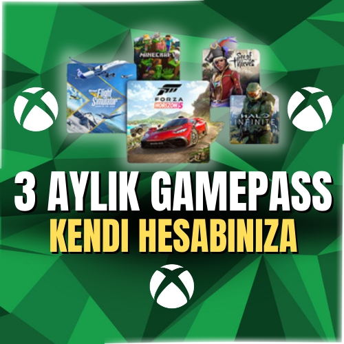  3 Aylık Xbox Gamepass Ultimate + Garanti